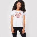 Star Wars Valentine's Heart Montage Women's T-Shirt - White