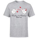 T-Shirt Disney Topolino Love Hands - Grigio