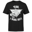 T-Shirt DC Comics Superman I Work Out - Nero
