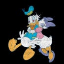 T-Shirt Disney Donald Daisy Kiss - Nero