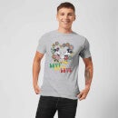 T-Shirt Homme Minnie et Mickey Mouse Amours Hippie (Disney) - Gris