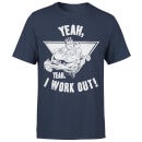 Camiseta DC Comics Superman "Yeah, I Work Out" - Hombre - Azul marino