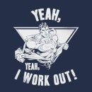 T-Shirt Homme I Work Out - Superman (DC Comics) - Bleu Marine
