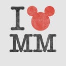 T-Shirt Homme I Heart MM Mickey Mouse (Disney) - Gris