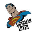 T-Shirt DC Comics Superman Lover - Bianco