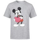 Disney Mickey Mouse met Hart T-shirt - Grijs