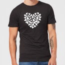 Disney Mickey Mouse Heart Silhouette T-Shirt - Black