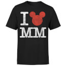 T-Shirt Homme I Heart MM Mickey Mouse (Disney) - Noir