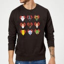 Star Wars Valentine's Pixel Montage Sweatshirt - Black