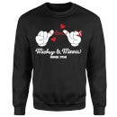 Disney Mickey Mouse Love Hands Pullover - Schwarz