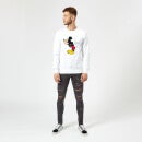 Disney Mickey Mouse Mickey Split Kiss Sweatshirt - White