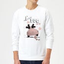 Disney Mickey Mouse Love Bug Sweatshirt - White