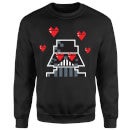 Star Wars Valentine's Vader In Love Pullover - Schwarz