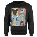 Disney Mickey Donald Pluto & Goofy Trui - Zwart