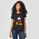 Camiseta Disney Mickey Mouse Pose Clásico - Mujer - Negro