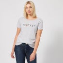 Disney Mickey Mouse Kick Letter Women's T-Shirt - Grey