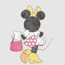 T-Shirt Femme Minnie Mouse de Dos (Disney) - Gris