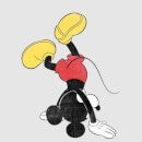 Camiseta Disney Mickey Mouse Haciendo el Pino - Mujer - Gris
