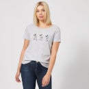T-Shirt Femme Mickey Mouse Évolution (Disney) - Gris