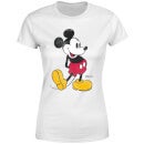 Disney Mickey Mouse Classic Kick Kleur Dames T-shirt - Wit
