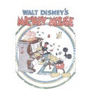 T-Shirt Femme Mickey & Minnie Mouse Piano Rétro (Disney) - Blanc