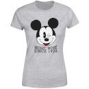 Camiseta Disney Mickey Mouse Since 1928 - Mujer - Gris