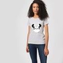 Disney Minnie Mouse Spiegel Illusie Dames T-shirt - Grijs