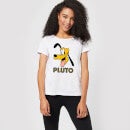 T-Shirt Femme Mickey Mouse Pluto (Disney) - Blanc