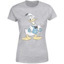 Disney Mickey Mouse Donald Duck Posing Women's T-Shirt - Grey