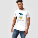 Disney Mickey Mouse Donald Face T-Shirt - Weiß