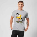 T-Shirt Disney Topolino Pluto Face - Grigio