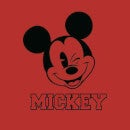 Camiseta Disney Mickey Mouse Guiño - Hombre - Rojo