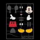 Disney Mickey Mouse Construction Kit T-Shirt - Schwarz