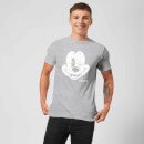 Disney Mickey Mouse Worn Face T-Shirt - Grau