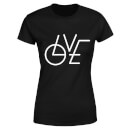 T-Shirt Femme LOVE Moderne - Noir