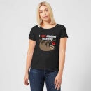 T-Shirt Femme I Love Hanging With You - Noir