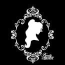 Disney Belle en het Beest Belle Silhouet Dames T-shirt - Zwart