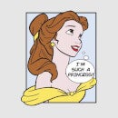 Disney Belle en het Beest Prinses Belle Pop Art Dames T-shirt - Grijs