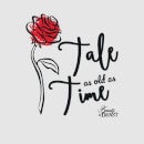 Camiseta Disney La Bella y la Bestia Rosa Tale As Old As Time - Mujer - Gris