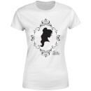 Disney Beauty And The Beast Belle Silhouette Women's T-Shirt - White