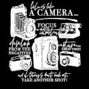 Life Is Like A Camera Dames T-shirt - Zwart