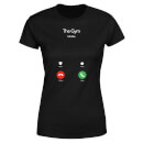 Gym Calling Dames T-shirt - Zwart