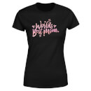 Camiseta Best Mom para mujer de Worlds - Negro