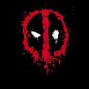 Marvel Deadpool Splat Face Camiseta - Negra