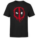 Marvel Deadpool Splat Face T-Shirt - Nero