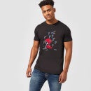 Marvel Deadpool Cartoon Knockout T-Shirt - Noir