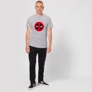 T-Shirt Marvel Deadpool Clean Logo - Grigio