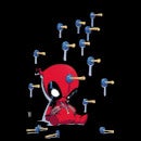 Sweat Femme Deadpool (Marvel) Cartoon Knockout - Noir