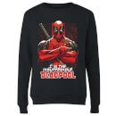 Marvel Deadpool Crossed Arms Women's Sweatshirt - Black
