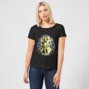 Marvel Avengers Infinity War Fist Comic Dames T-shirt - Zwart
